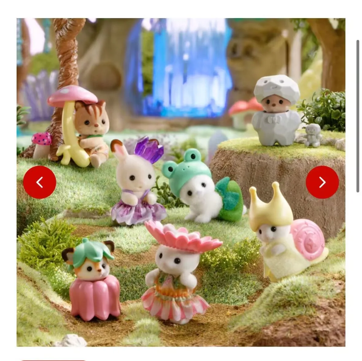 Neue Original Sylvanian Families Blind Bag Möbel Spielzeug Gute Freunde des Feenwaldes Sylvanian Families Tier Retend Play