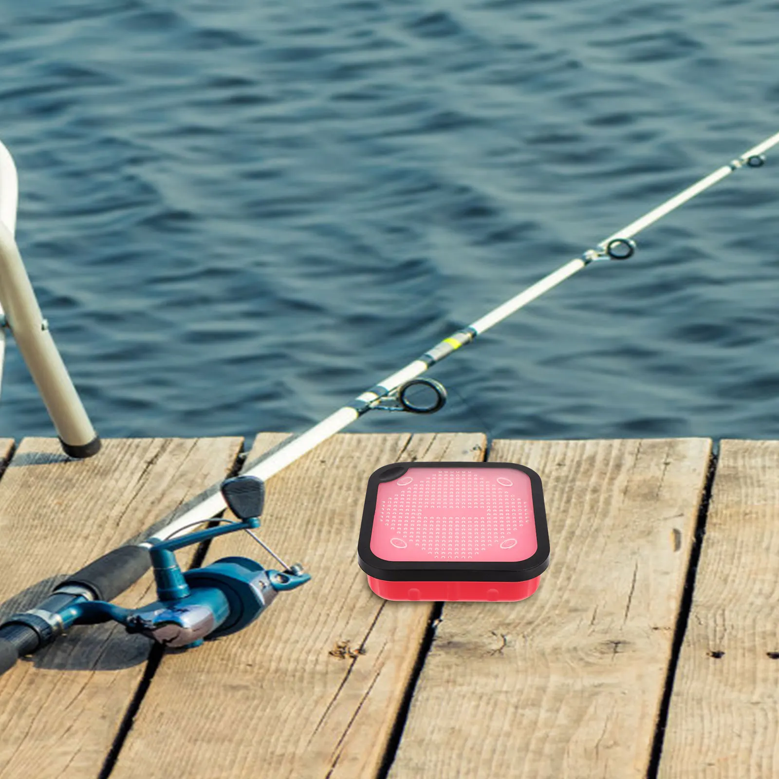 

Multi-Function Bait Box Professional Fishing Tackle Organizer Storage Container Air Vent Design Durable Sealing for Anglers