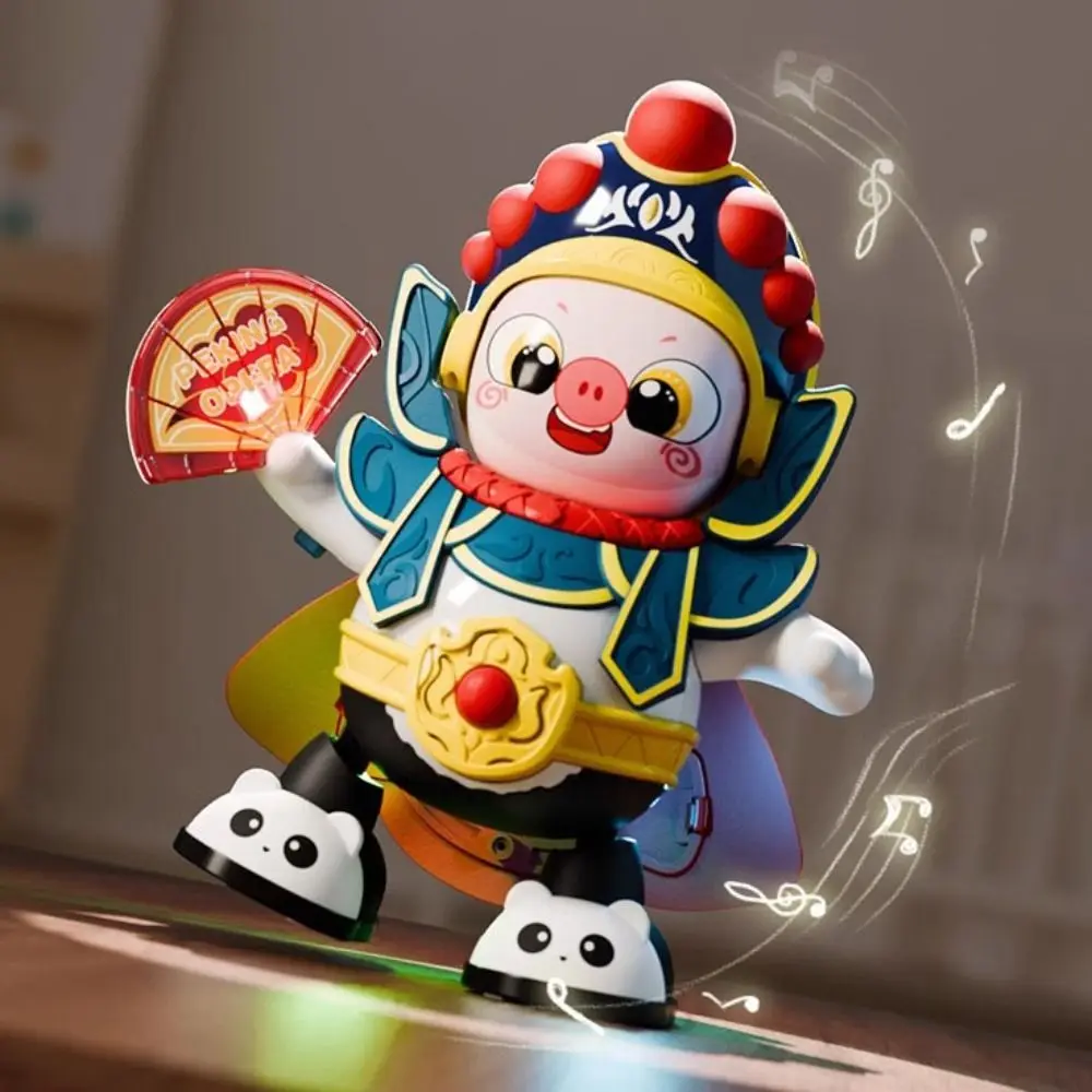 Sichuan Opera Sichuan Face Changing Doll Traditional Electric Automatic Face Changing Toy 4 Facial Mini Face Changing Panda Doll