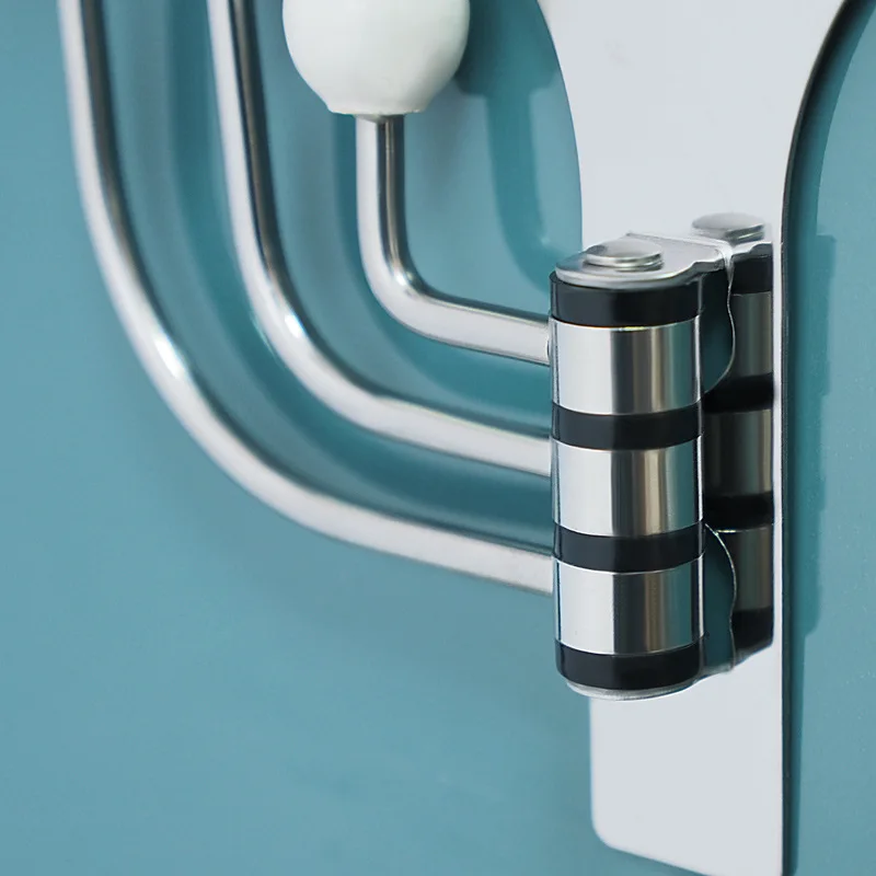 1 Set Over The Door Hooks Swivel Hat Towel Rack for Bathroom Living Room Bedroom Kitchen Hooks for Hanging - view 8