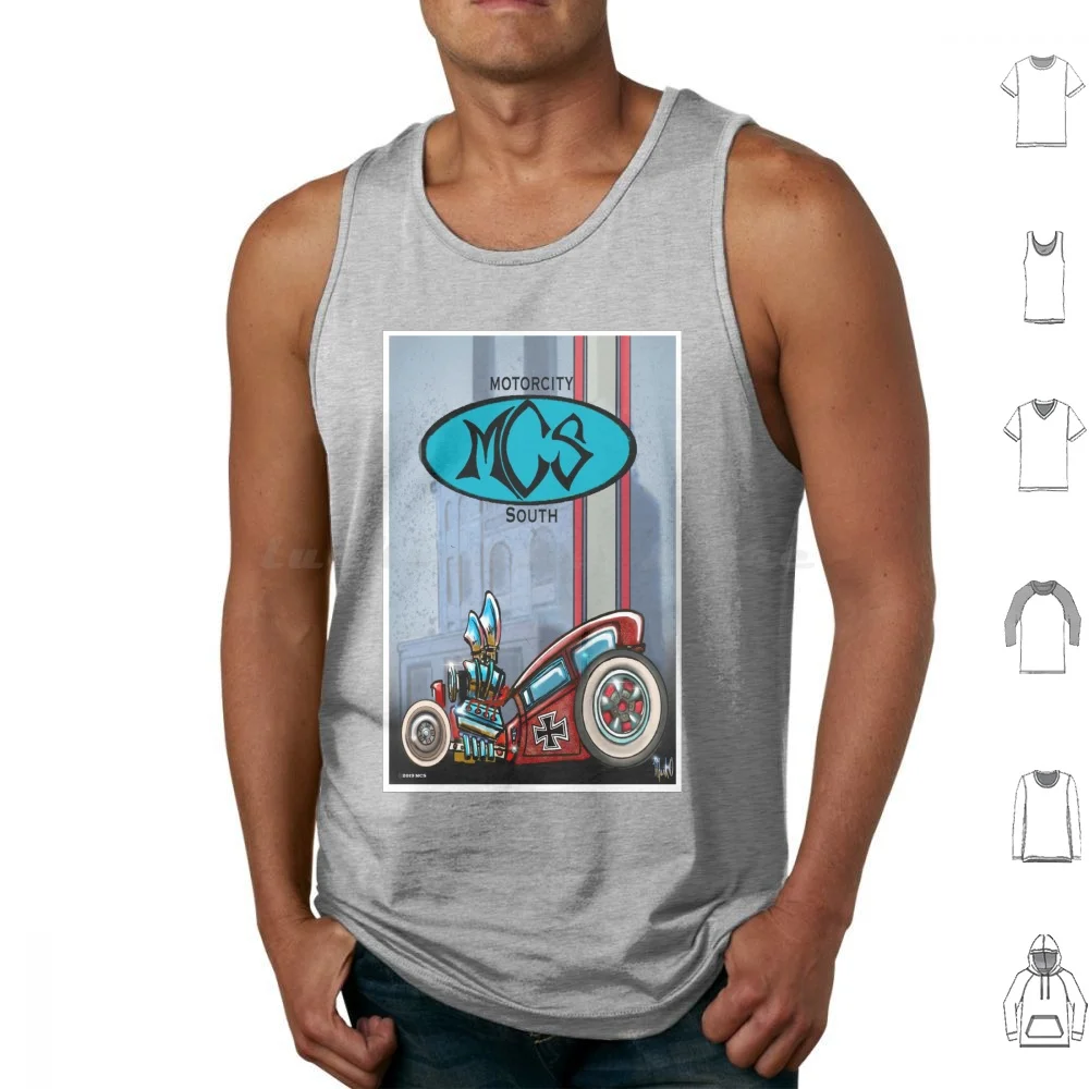 The Baron Tank Tops Print Cotton Hot Rod Lowbrow Rat Fink Kustom Kulture Rat Rod