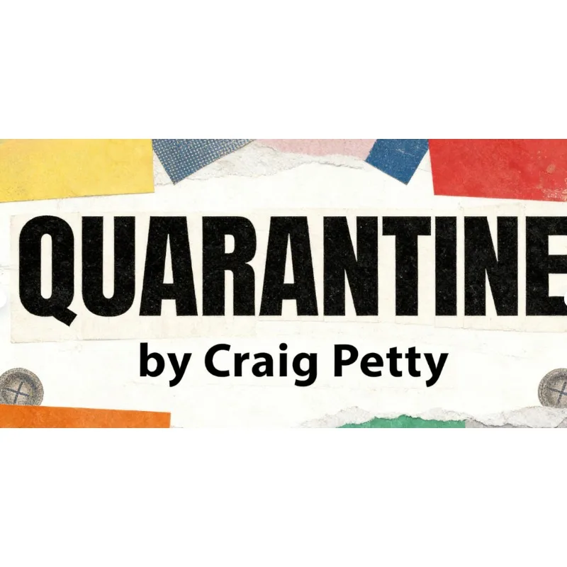 

Магический трюк с карточкой карантинной изоляции от Крейга Питти – уличные иллюзии крупным планом, фокусы с картами, реквизит для фокусников, магия, закрытая колода.