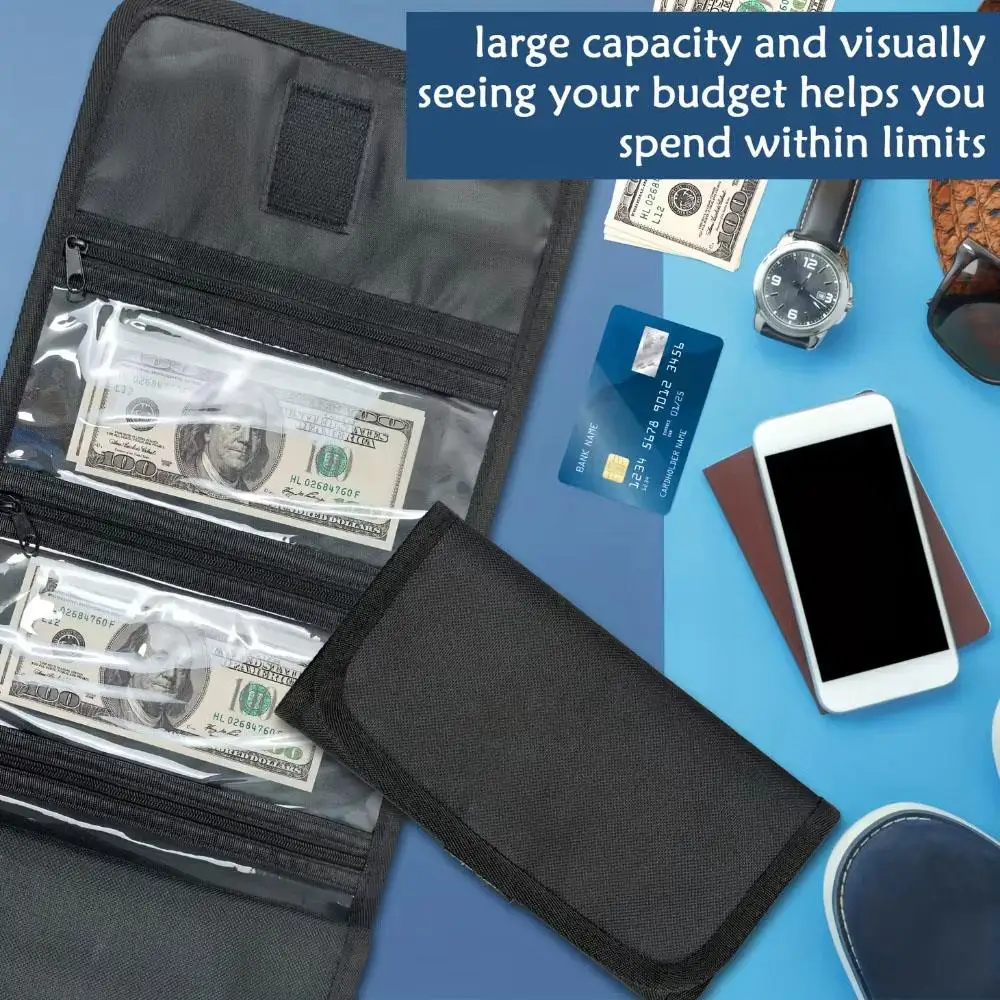 

Money Organizer Envelope Case Small Wallet Money Pouch Cash Bag Oxford Cloth Pocket Portable Case Durable Supplies Useful Bag