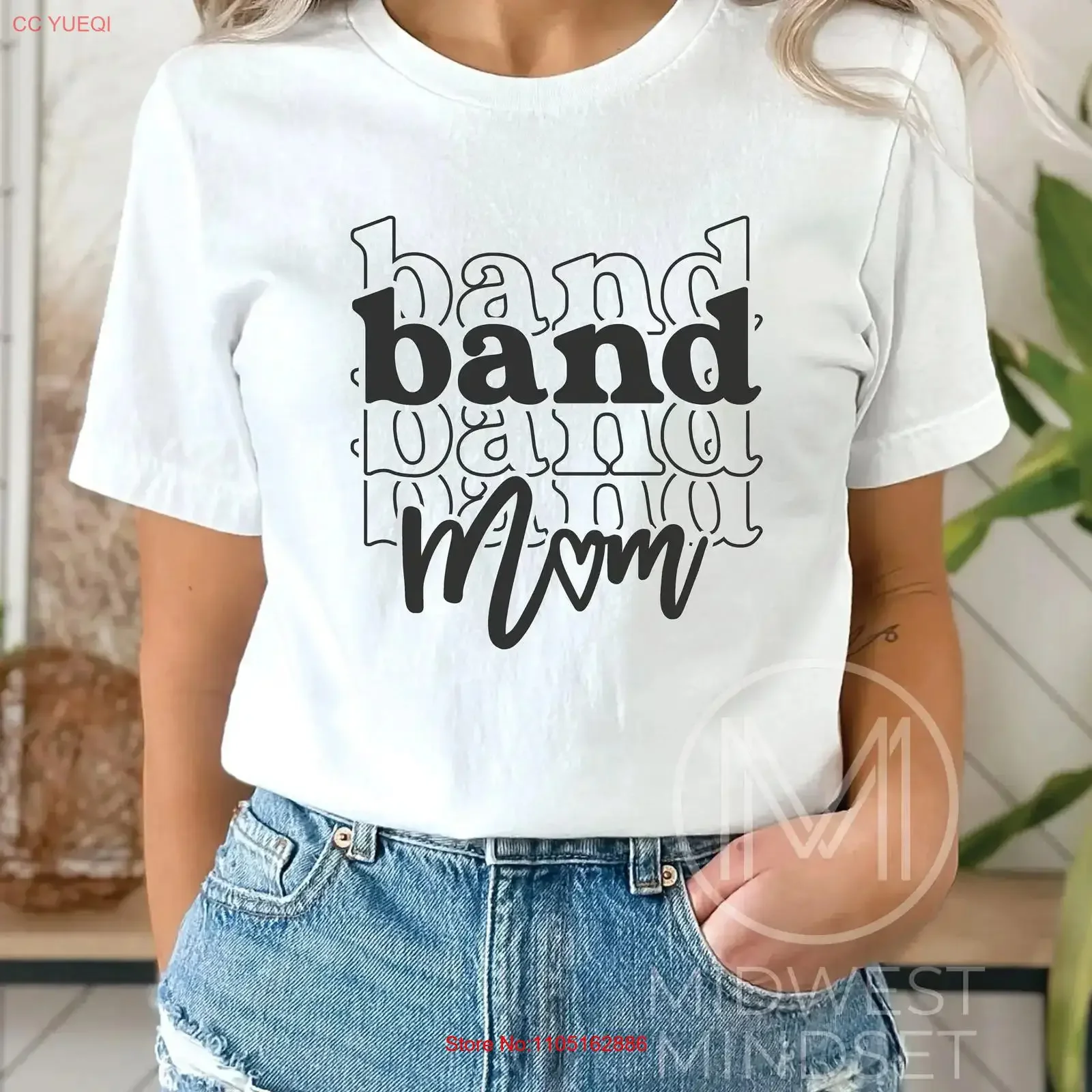 

Футболка Band Mom Marching Life Drumline Mama for All About Halftime, винтажная стираная уличная одежда с графическим дизайном
