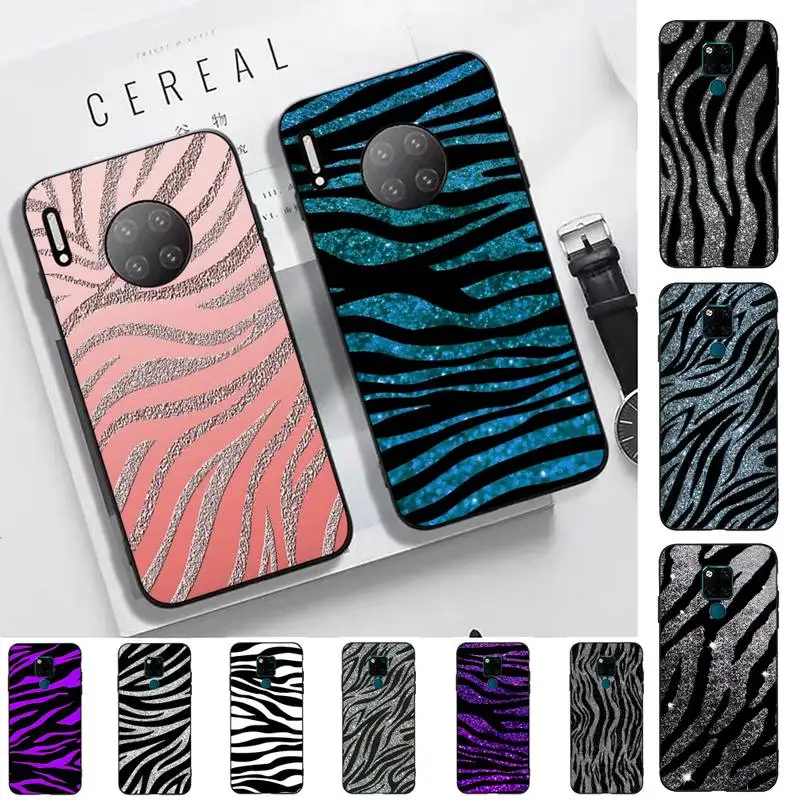 Zebra Print Phone Case for Huawei Mate 20 10 9 40 30 lite pro X Nova 2 3i 7se