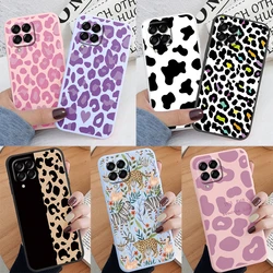 Phone Case For Samsung Galaxy M33 M53 M13 M23 M14 5G Leopard Print Soft Silicone TPU Back Cover Case Protective Coque Shell Capa