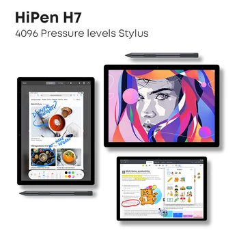 CHUWI H7 스타일러스 펜 4096 압력 레벨 스타일러스, 태블릿 pc, 노트북, HI10 Max,UBook X,MiniBook X용 HiPen H7 스타일러스 펜