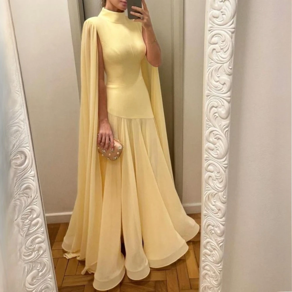 

Вечерние платья без рукавов с высоким воротом, высококачественное шифоновое платье для выпускного вечера, темпераментные вечерние платья на заказ, женские платья по индивидуальному заказу