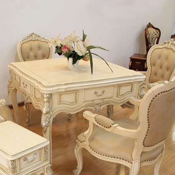 

Европейский электрический стол для маджонга из цельного дерева, встроенная бытовая машина для маджонга, машина для виллы двойного назначения, роскошная конопляная машина