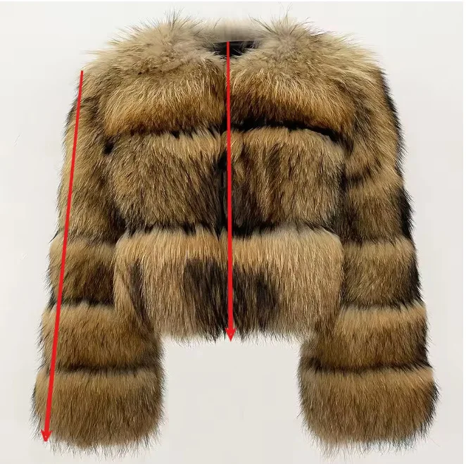 

European and American new winter fur coat imitation fur women's coat splicing short style