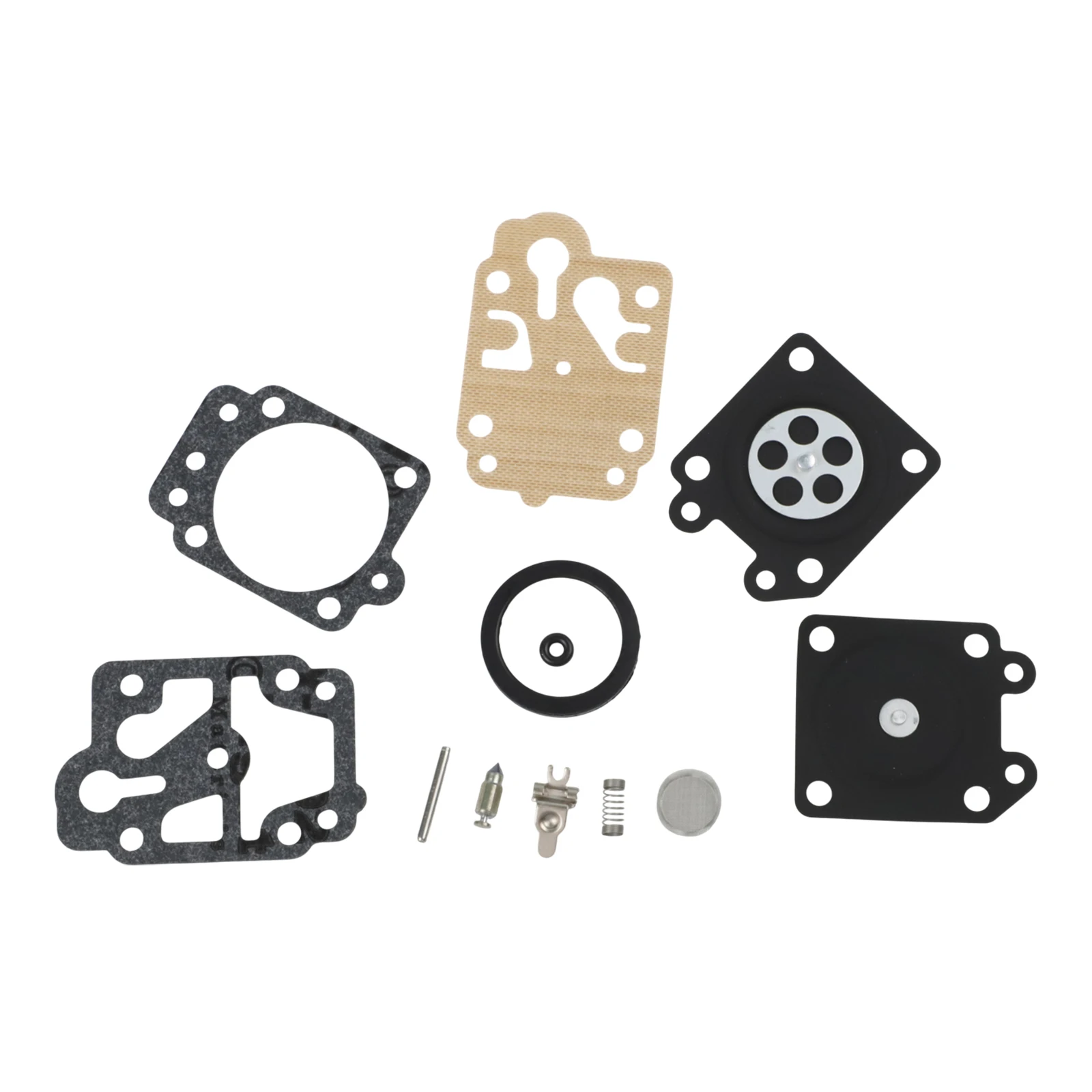 12 Piece Repair Set Carburetor Rebuild Components Easy Installation Components Reliable Performance Parts User-Friendly Tools