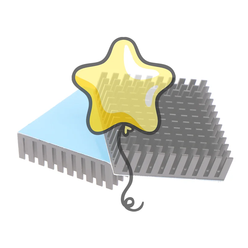 

3D Printer Parts Heatsink Aluminum Cooling Heat Sink Radiator Heat Dissipation for Nema17 42 Stepper Motor 40x40x11mm