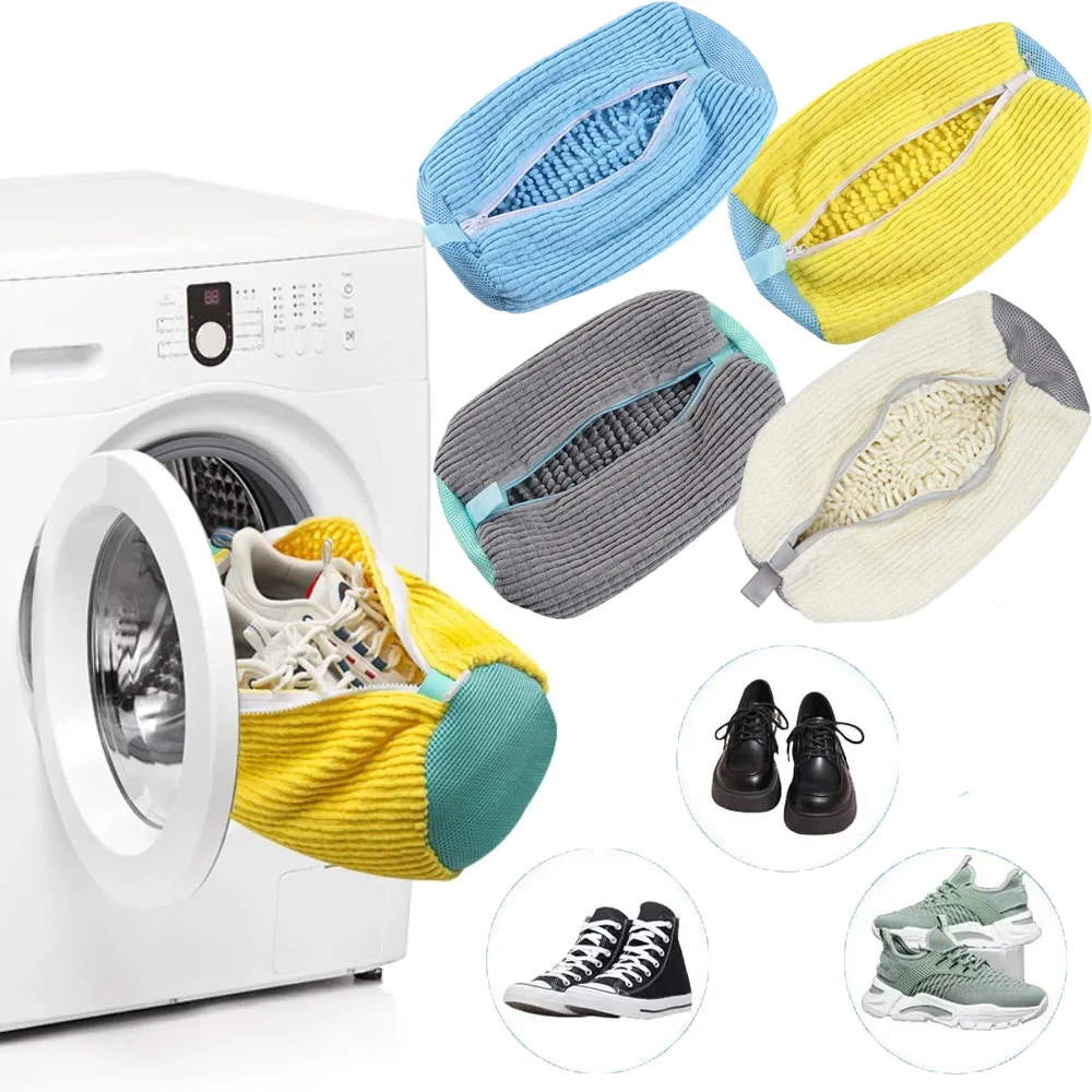 Shoe Washer Bag for Dryer Built-In Laundry Room Shoe Cleaning, Reusable Washing Machine Delicate Clothing Extra Large Durable Sh
