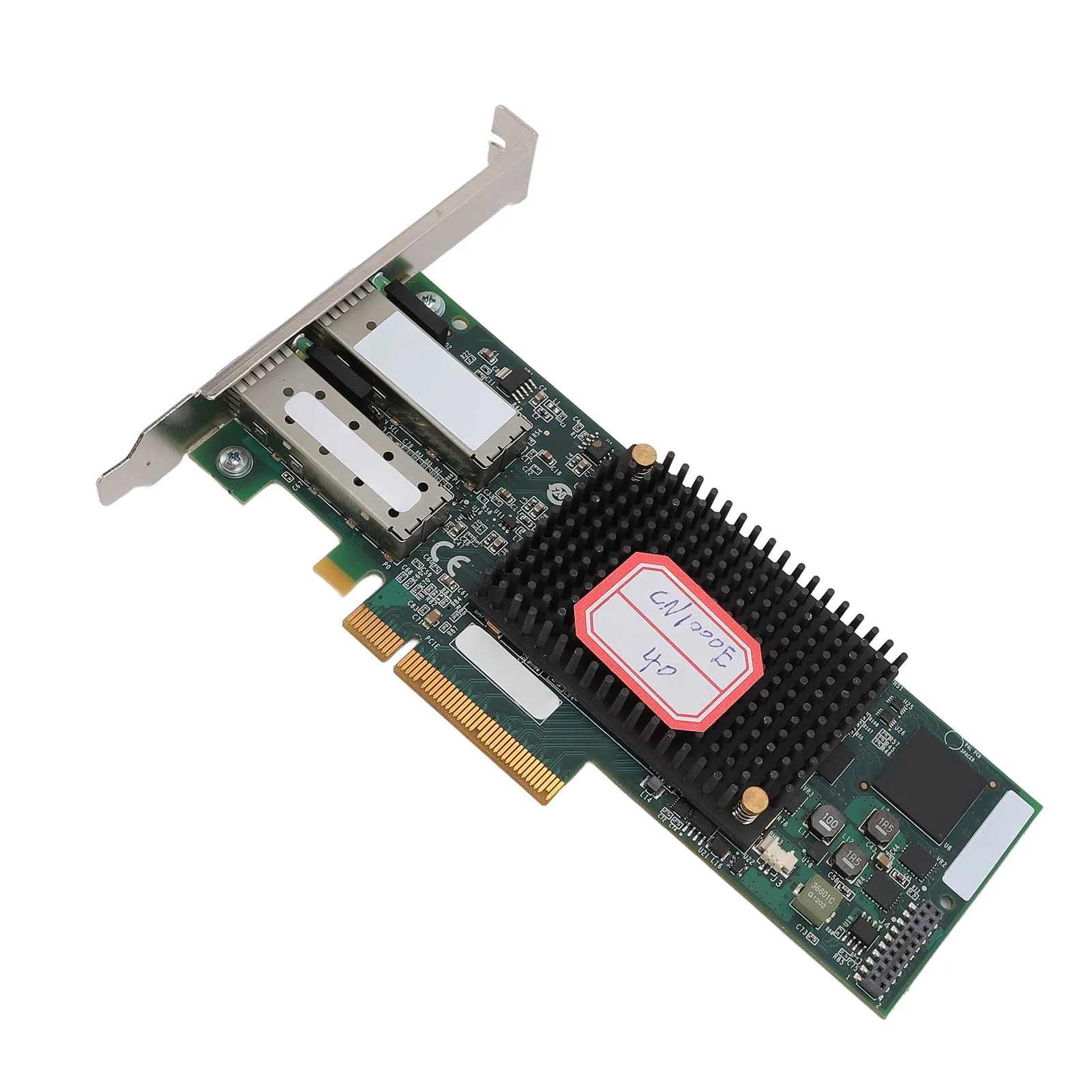 อะแดปเตอร์เครือข่าย PCIE 10GbE การถ่ายโอนข้อมูลการ์ดเครือข่าย PCI Express เข้ากันได้สูงการเชื่อมต่อที่เสถียรอินเทอร์เฟซ PCIe X8 สําหรับพีซี