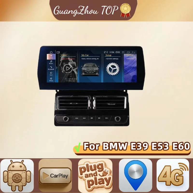 carplay Android13.0 Blade Screen Car Radio CarPlay For BMW X3 F25 X4 F26 2013-2019 Multimedia Player Stereo 4G GPS DSP Head Unit