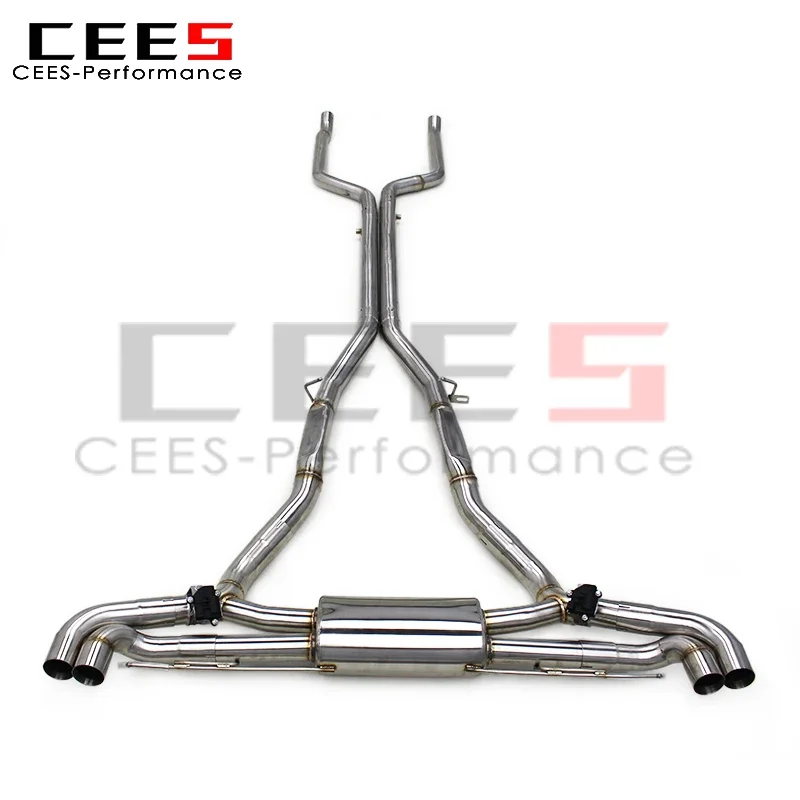 

CEES Stainless Steel Catback Exhaust Pipes for BMW X7 4.4TT 2019-2023 Escape Exhaust System Pipe Muffler