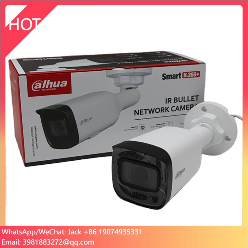 

IPC-HFW1431T1-ZS-S4 Original 4MP Entry IR 50M Waterproof IP67 Vari Focal Bullet Netwok Camera