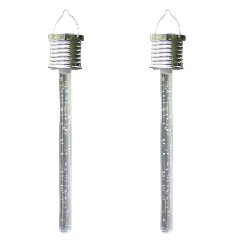 

2 PCS Garden Solar Ground Insertion Acrylic Bamboo Lantern Esthetician Light Lawn Ornaments
