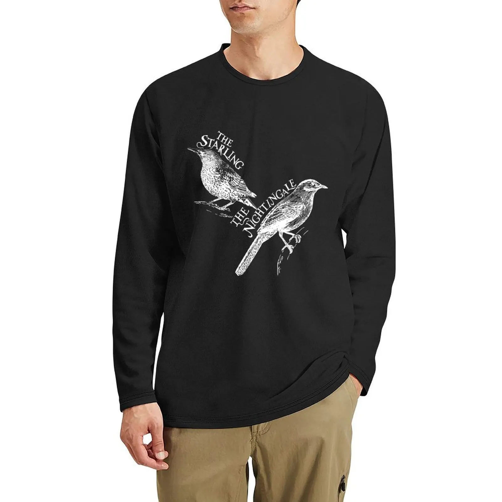 

Nightingale and Starling Long T-Shirt plus size t shirts oversized t shirts sublime t shirt Tee shirt slim fit shirts for men