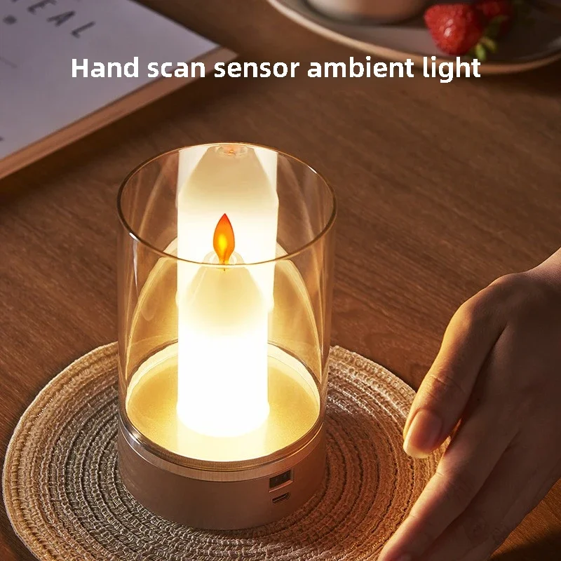 

Festival Atmosphere Lights Restaurant Decorative Desk Lights Bedroom Sweep Induction Charging Plug-in Dual Use Bed Headlights