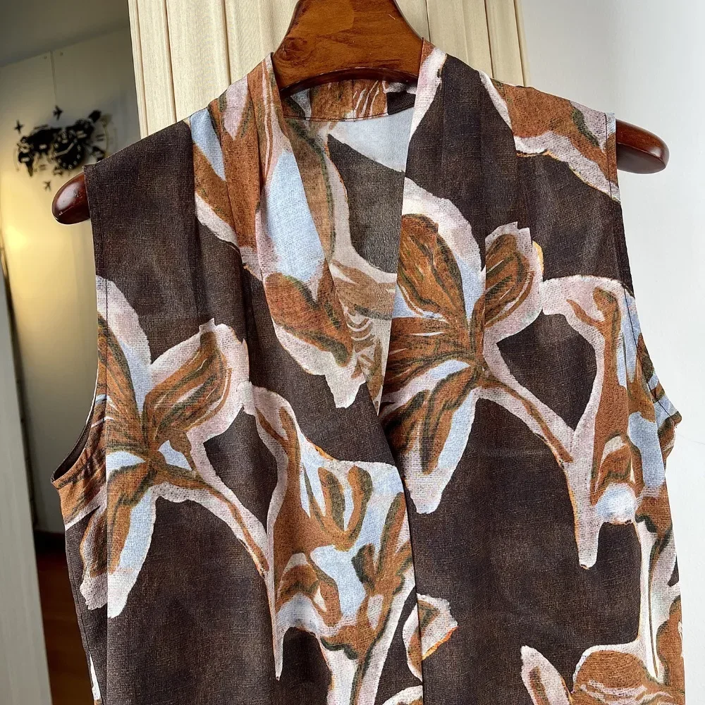 Women 100% Mulberry Silk Crepe de Chine Sleeveless V-Neck Blouse Summer Thin Elegant Breathable Lightweight Casual Office