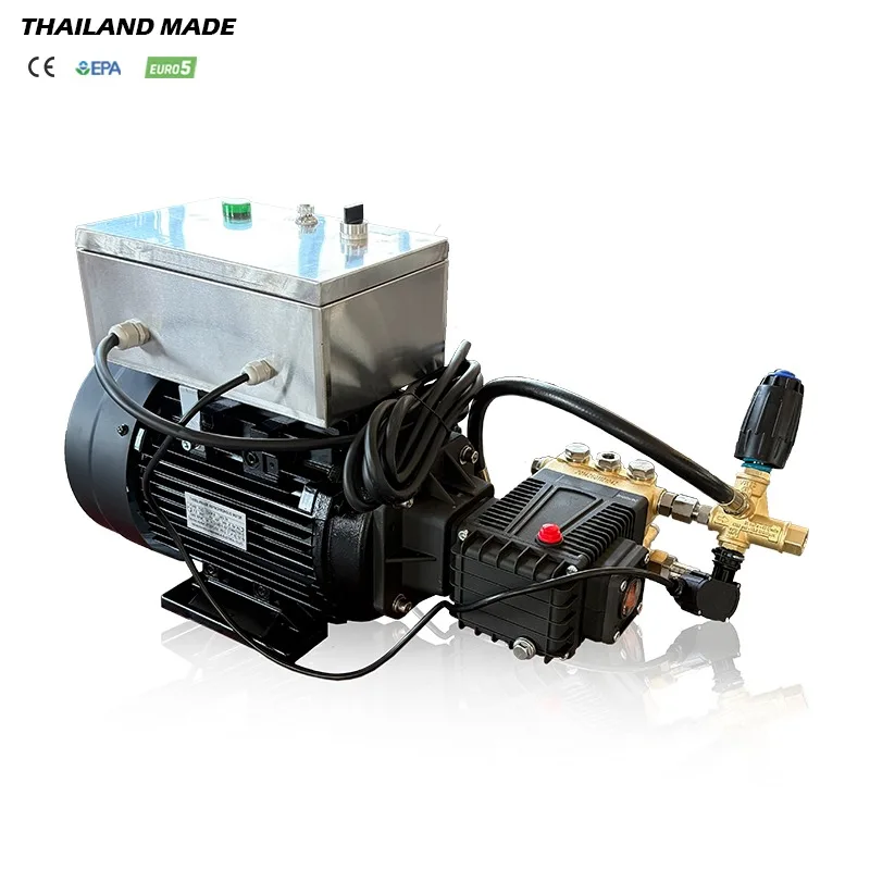 5.5Kw/7.5Kw/10KW Induction Motor Pressure Washer 220V New 250Bar High Pressure 21LPM Flow Rate Triplex Pump CE Certified