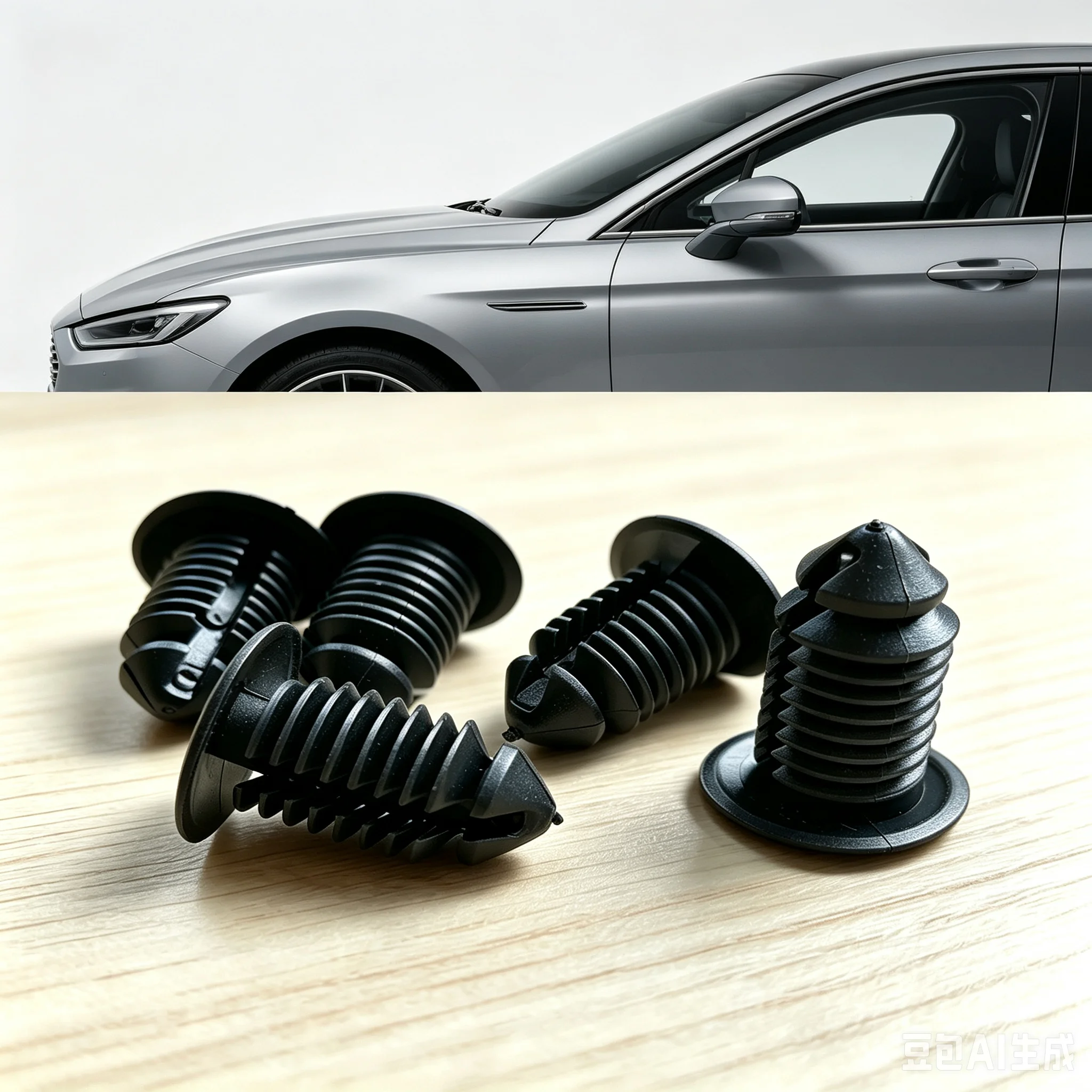 1000Pcs Car Trim Panel Fixing Clips Plastic Rivets Push In 10mm Hole Fender Bumper Shield Retainer Clips For GM Ford Chrysler