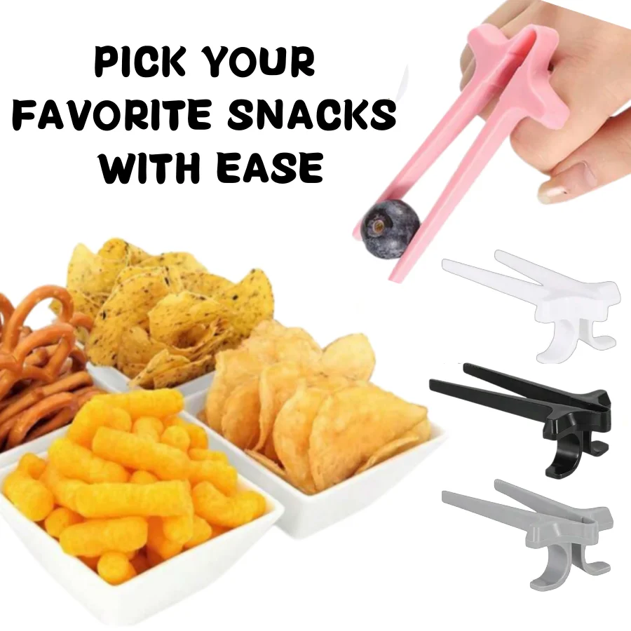 Food Snacks Game - 1/4pcs Lazy Snack Clip Finger Chopsticks