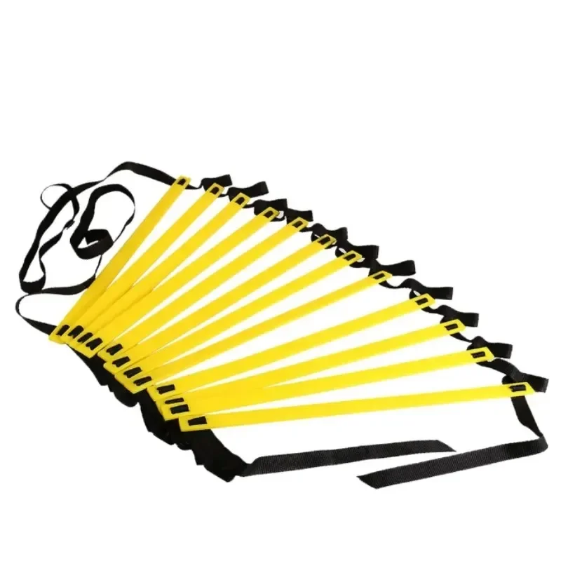 سلم خفة الحركة المرونة مع حزام من النايلون ، سلم القفز ، تدريب السرعة ، درج اللياقة البدنية ، تدريب كرة القدم ، الطاقة