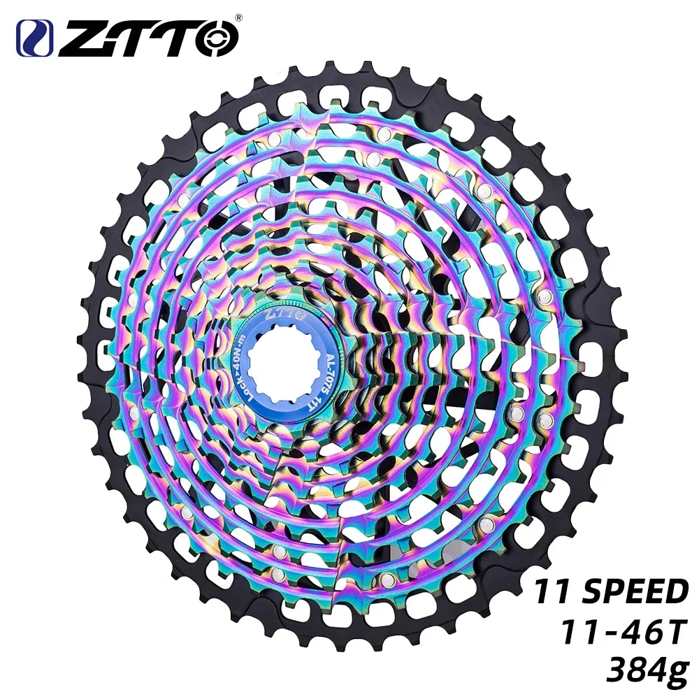 Ztto-超軽量マウンテンバイクカセット,11 s,11-46t,レインボーK7,11v