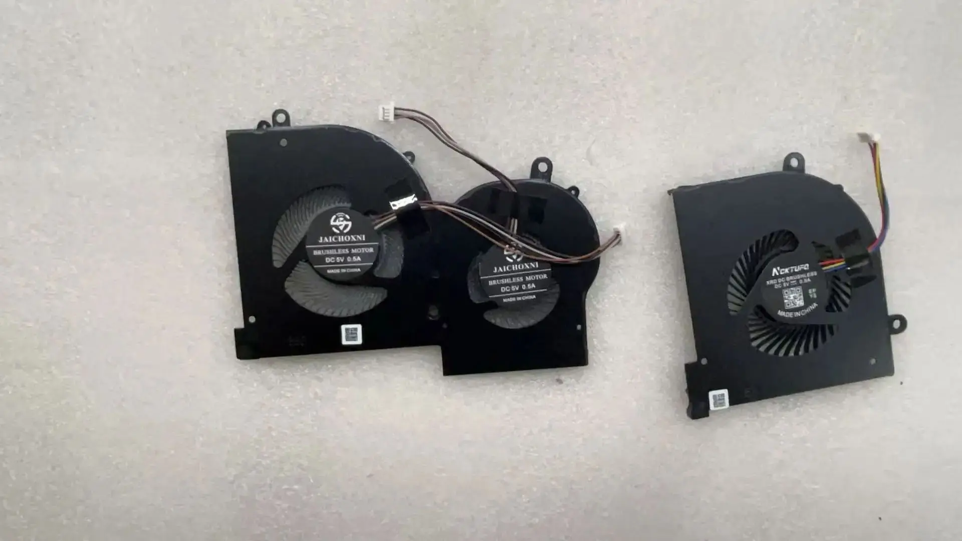 Wentylatory chłodzące GPU CPU do laptopów MSI GS65 GS65VR WS65 16Q4 Stealth 8SE 9SF MS-16Q4, radiator, wentylator DC5V 0.5A BS5005HS-U3I U3J — zdjęcie produktu 4