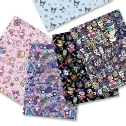 Hello Kitty 140x50CM Cartoon Polyester cotton fabric Patchwork Tissue Kid Home Textile Sewing Doll Dress Curtain cotton Fabric