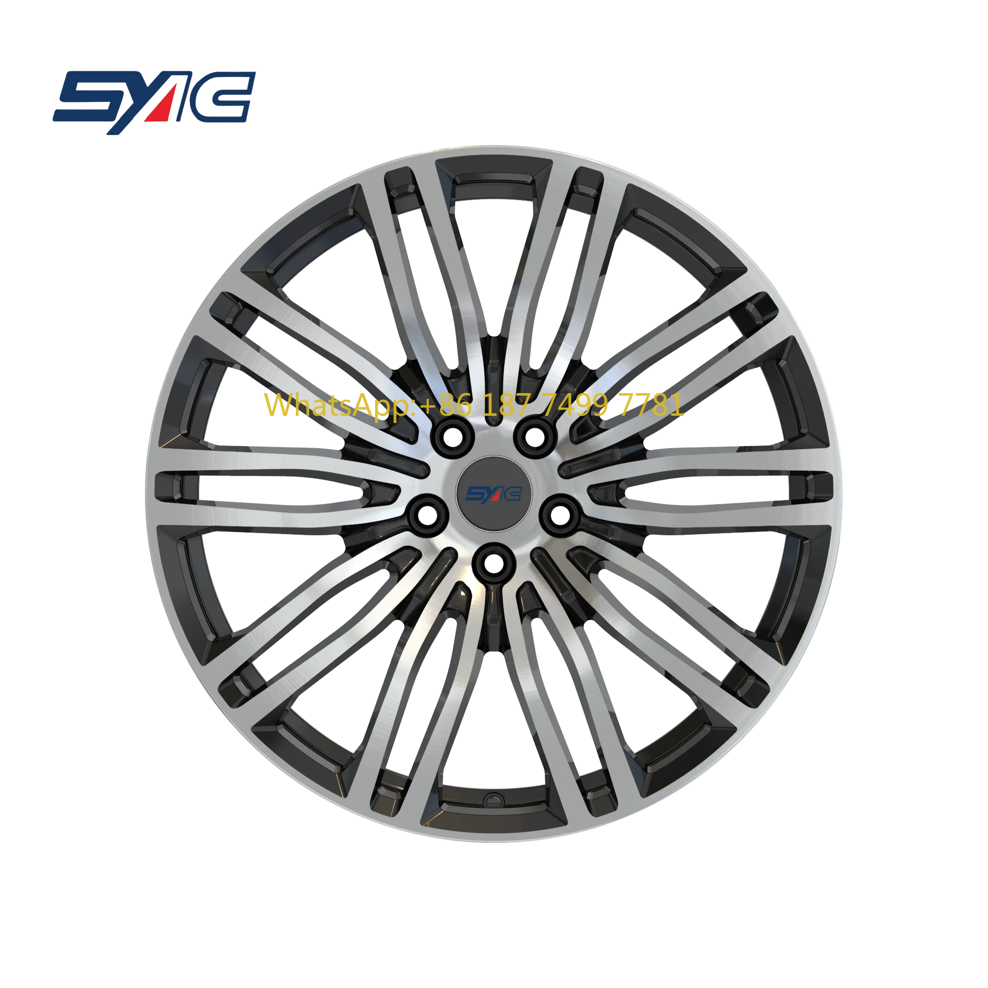 

SYAC Factory Customized Forged Wheels for X3/X5/X7 18-22 Inch 5 Holes Black Machined Aluminum Alloy Wheels Good Price