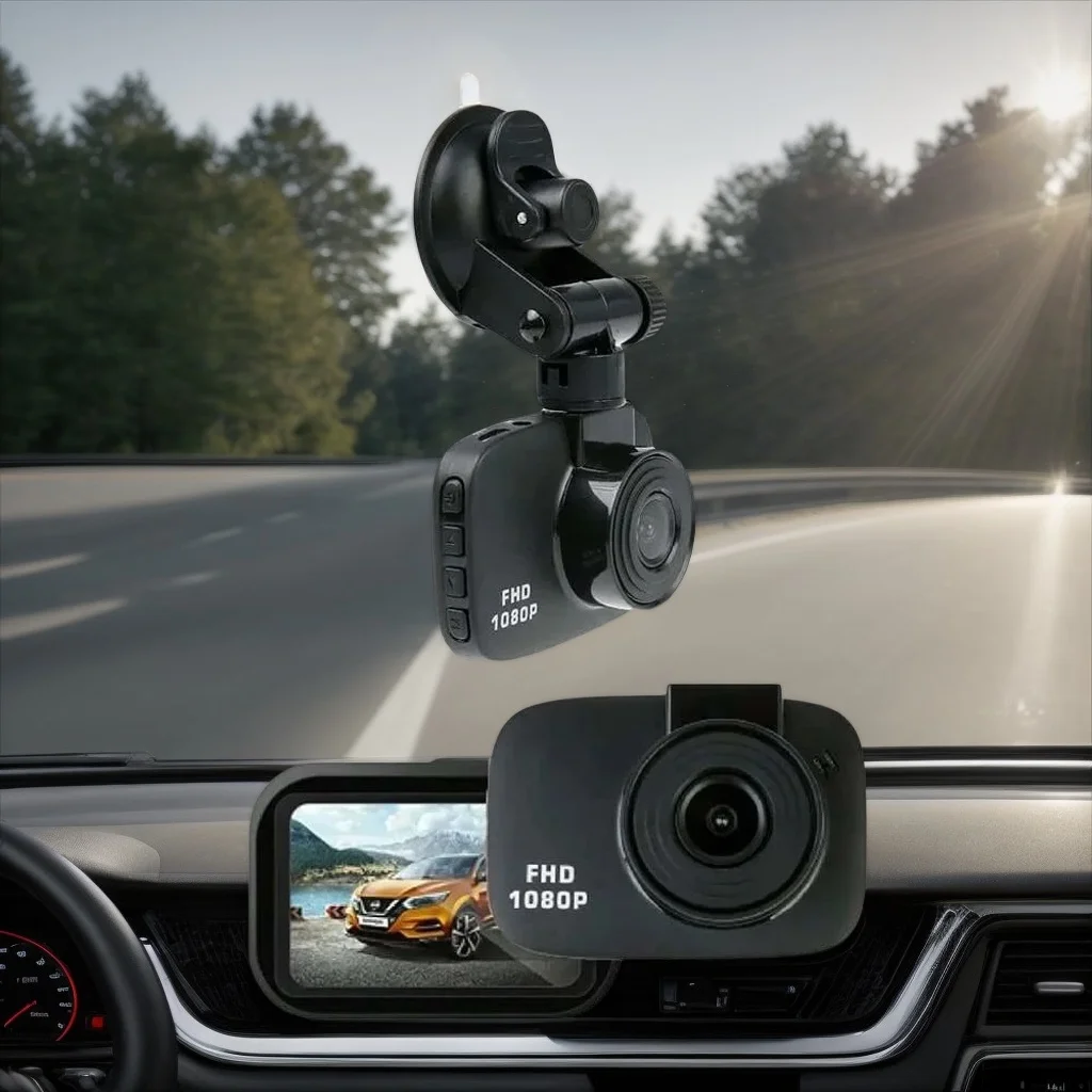 2.2インチ画面搭載ドライブレコーダー：高画質レンズ、DVR、バック駐車モニター、ループ録画