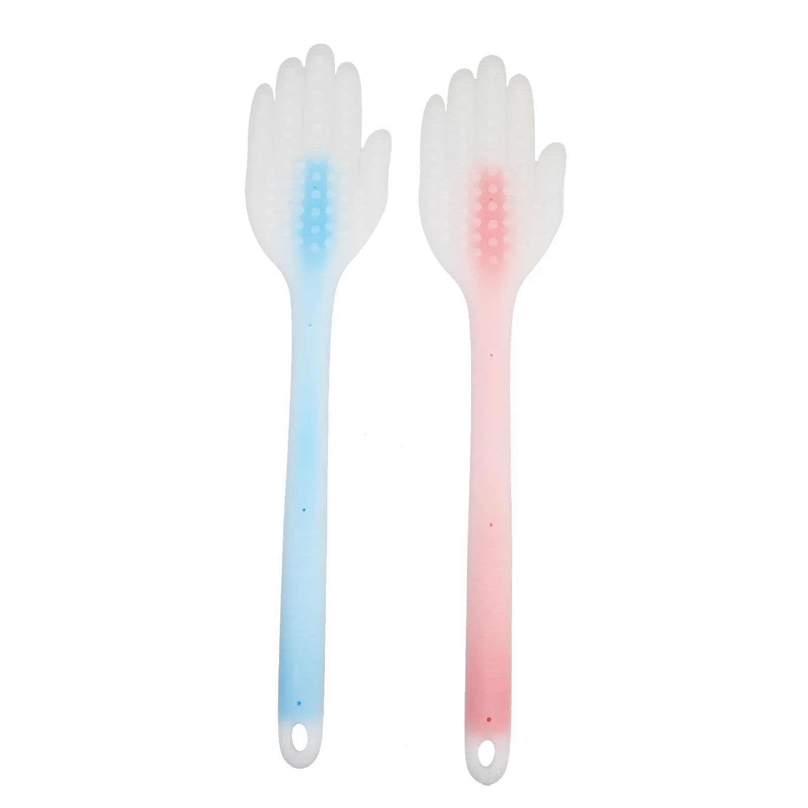 2 قطعة منصات تدليك ميريديان خفيفة الوزن سيليكون النخيل بات تصميم للرقبة الكتف الخلفي القدم لتخفيف الآلام أداة تدليك الوردي الأزرق