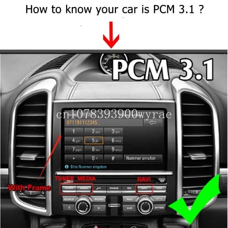 PCM 3.1 Apple CarPlay Wireless Module For Porsche Panamera Cayenne Macan 911 Bosxter IOS16 Car Play Android Auto Phone Mirroring