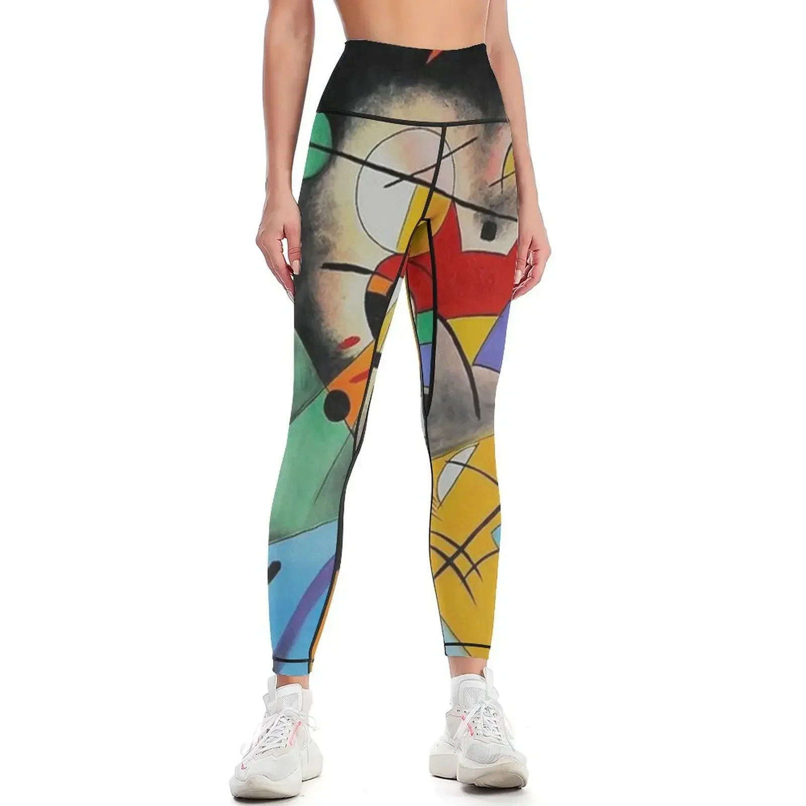 

KANDINSKY HD - Quiet Harmony 1924 Leggings gym pants Training pants Leginsy push up Sportswear woman gym Womens Leggings