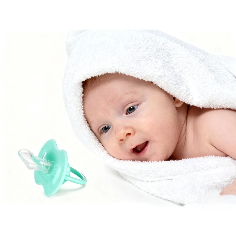 

Baby Pacifier with Case Cartoon Design Safe Silicone Soother for Newborns Cute Animal Squirrel Pacifier Nipple Feeding Supplies