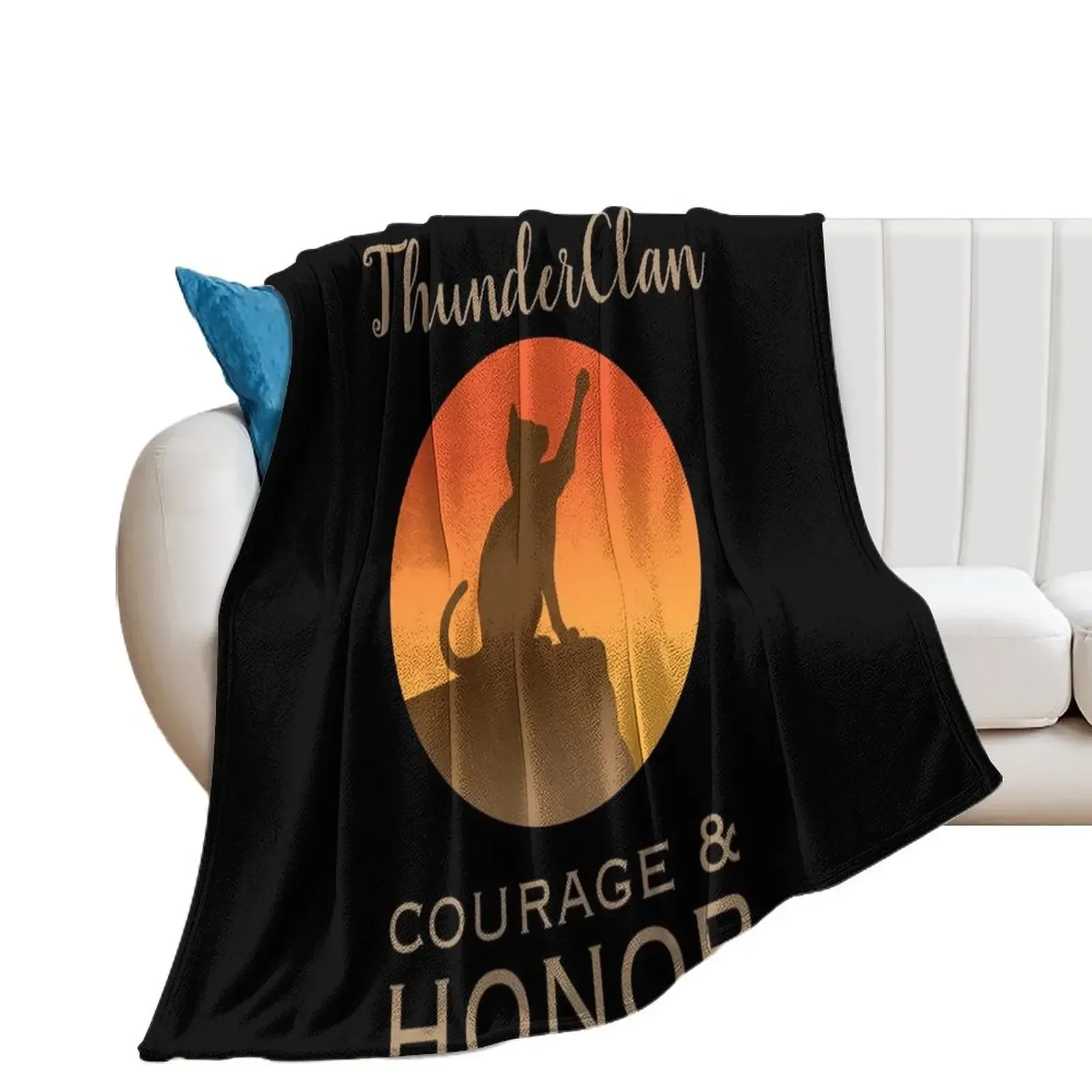 ThunderClan Pride Fitted Scoop Throw Blanket Thermal Sofa Throw Sofa Blankets