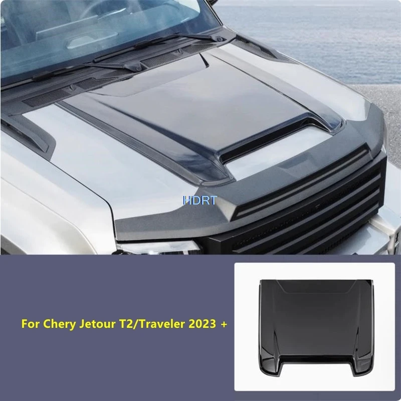 For Chery Jetour T2/Traveler 2023 + Car Styling Front Engine Bonnet Hood Cover Protector Decoration Accessories Exterior Sticker