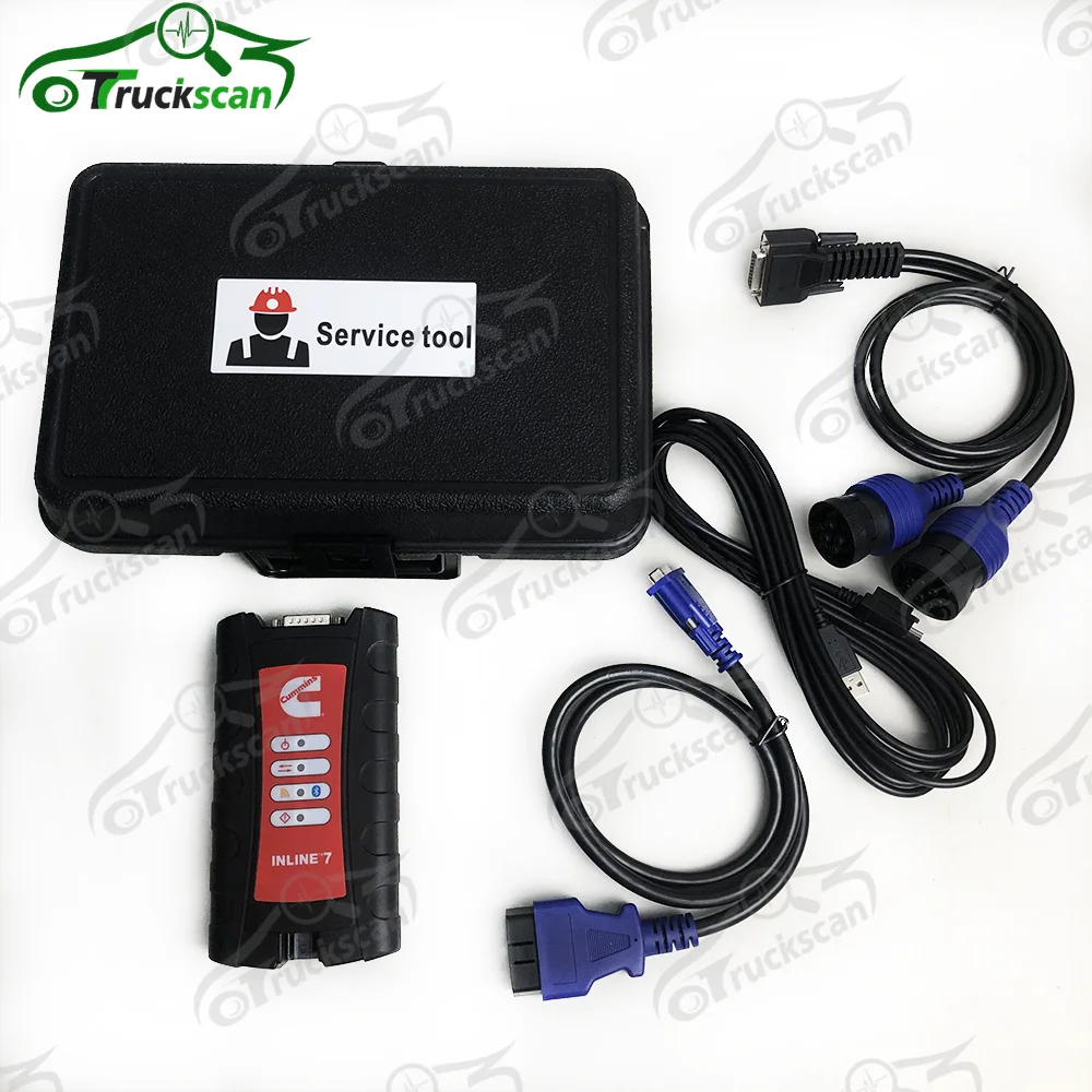 For INLINE 7 Diesel Truck Scanner Diagnostic Tool  INLINE7 V8.9 Data Link Adapter Diesel Scanner