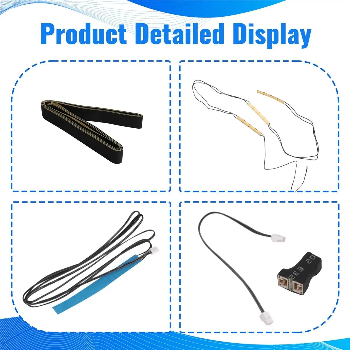 L70A LED Strip Lights for Bambu Lab P1P COB High Brightness High Density Light Bar Can Connected Lighting Kit