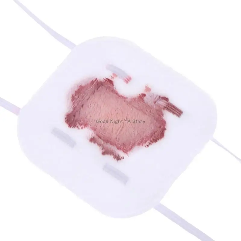 Bonito desenhos animados anime cosplay traje sombra coração bordado máscara olho único presente para mulheres e meninas