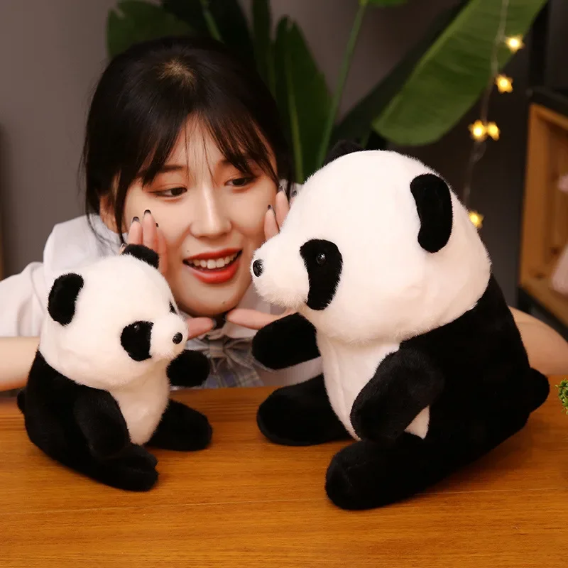 2024 Hot NEW Pillow Cushions Stuffed Animals Plush Panda Cute Cartoon Toys Hobbies Cushion Decoration Toys Hobbies Birthday