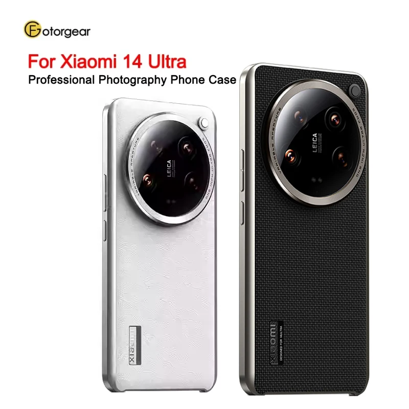 Fotorgear Professional Photography Phone Case for Xiaomi 14 Ultra T mount Lens Mount compatible with 67mm Filter Adapter Ring