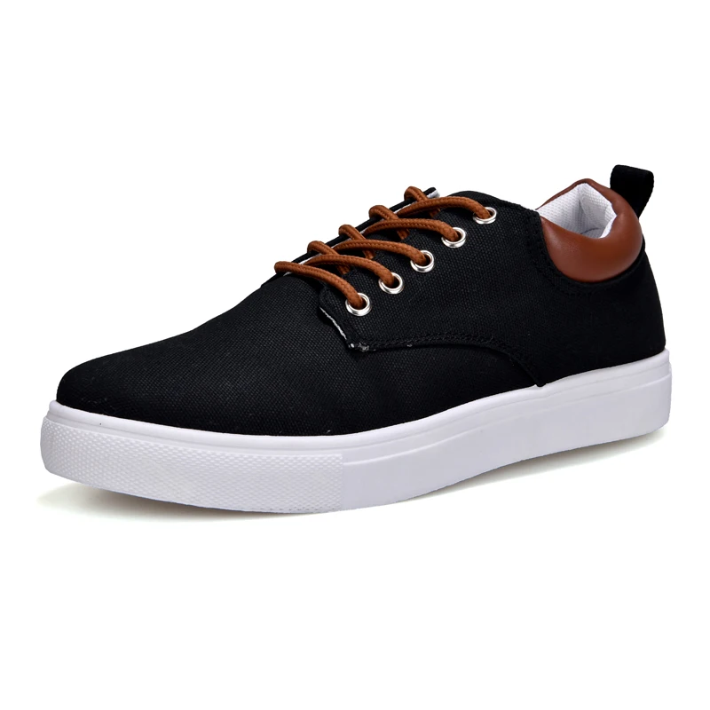 Baskets en toile noire à lacets pour hommes, chaussures de printemps, classiques, décontractées, colombales, chaussures de sport, mode, 2022