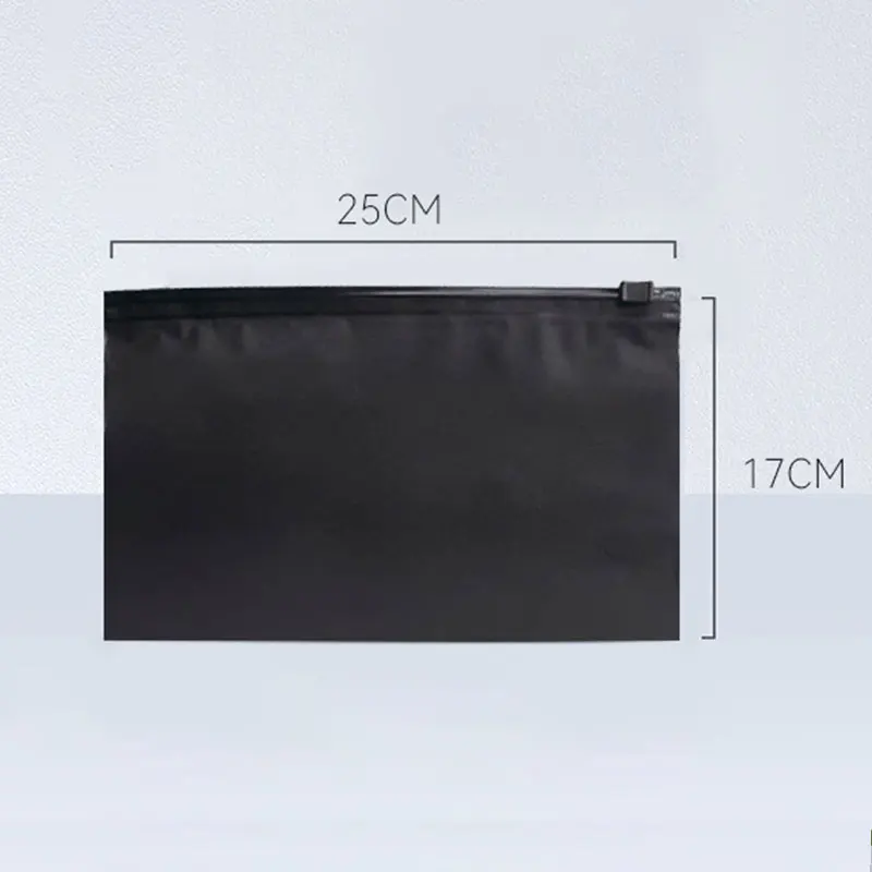 50pcs/lots Plastic Storage Bag Matte Clear Zipper Seal Travel Bags Zip Lock Valve Slide Seal Packing Pouch Cosmetic Clothing
