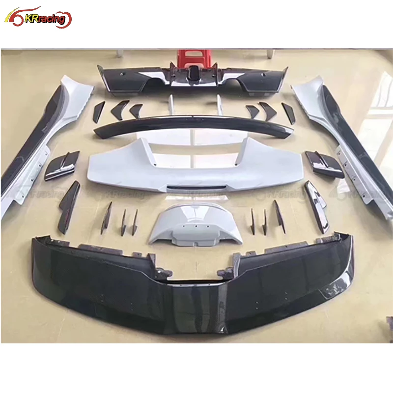 Misha Style Half Carbon Fiber Car Body Kit For Ferrari 488 2016-2018