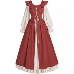 Vintage Victorian Vestido Medieval Renaissance Bandage Dresses Women Cosplay Halloween Carnival Costume Dress Up Fairy Ireland