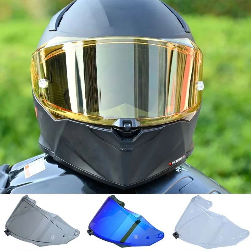 

R2R Motorcycle Helmet Visor Lens For KYT R2R Replace Anti-UV Anti-Scratch Dustproof Wind Shield Motorcycle Accessories